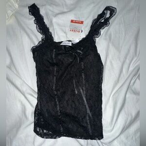 Willow Black Lace Camisole